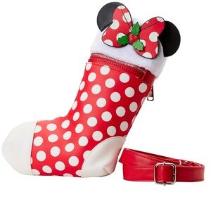 Loungefly Disney Minnie Cosplay Stocking Cross Body Bag